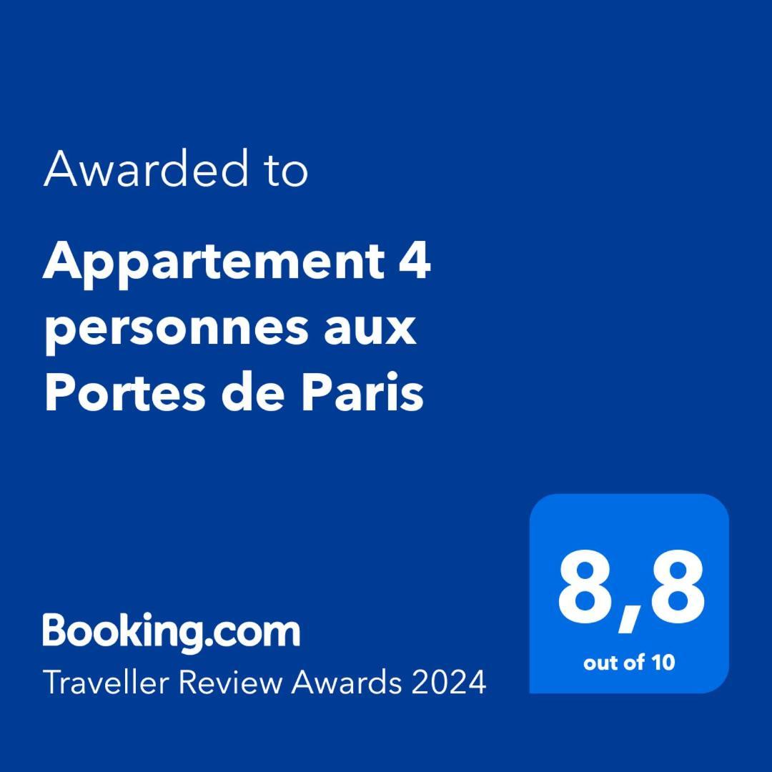 Appartement 4 Personnes Aux Portes De Paris Сен-Дені Екстер'єр фото